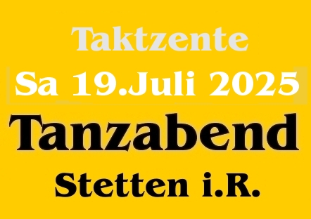 Tanzabend Juli 2025